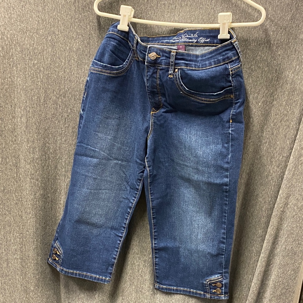 Gloria Vanderbilt Blue Cropped Jeans
